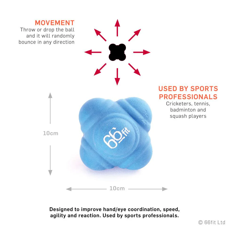 66fit Speed Reaction Reflex Ball Large 10cm - Image 3