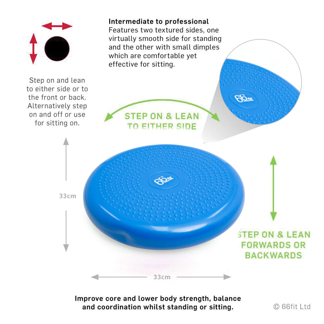 66fit Advanced Balance Cushion & Pump - 33cm - Image 6