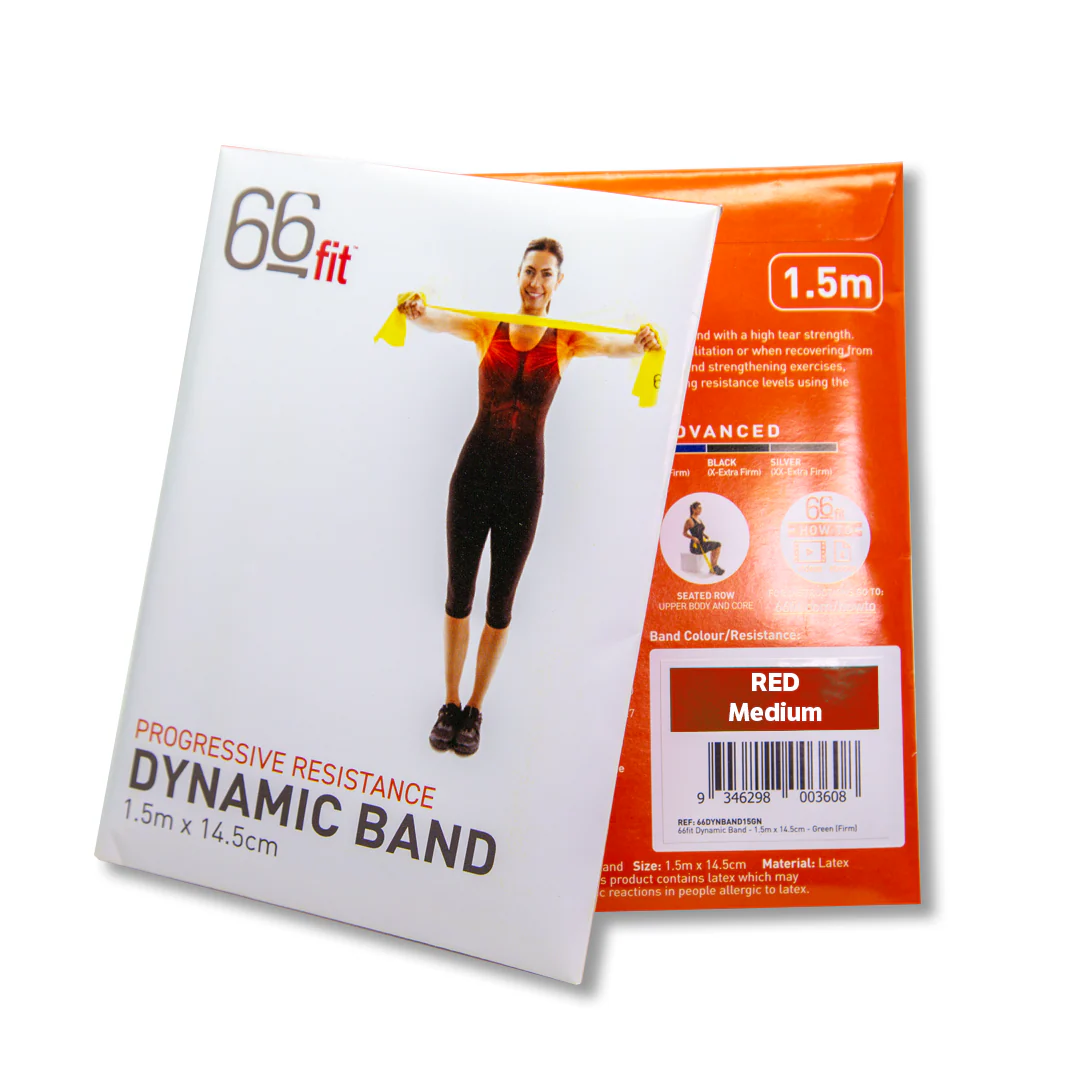 66fit Dynamic Exercise/Resistance Band - 1.5 Metre - Image 6