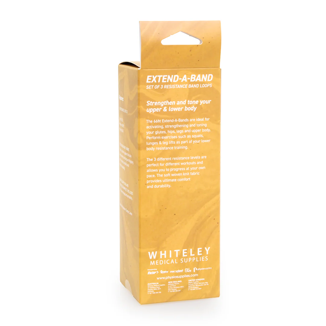 66fit Extend-A-Band Fabric Resistance Loops - Set of 3 - Image 12