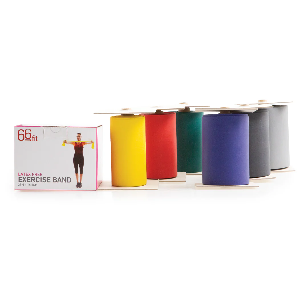 66fit Latex Free Exercise Band – 25m