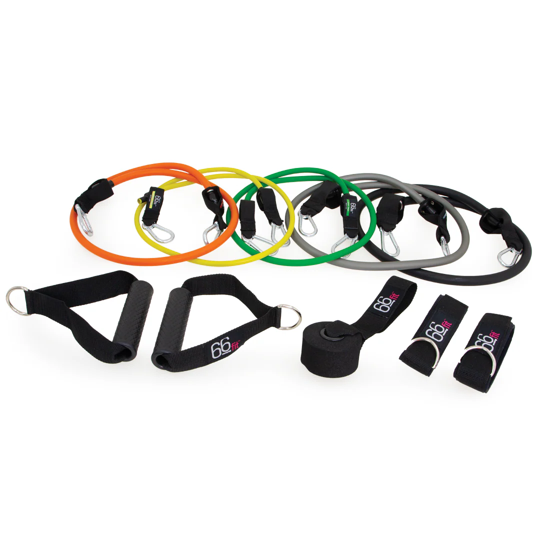 66fit Resistance Tube Set - 5 Levels - Image 2