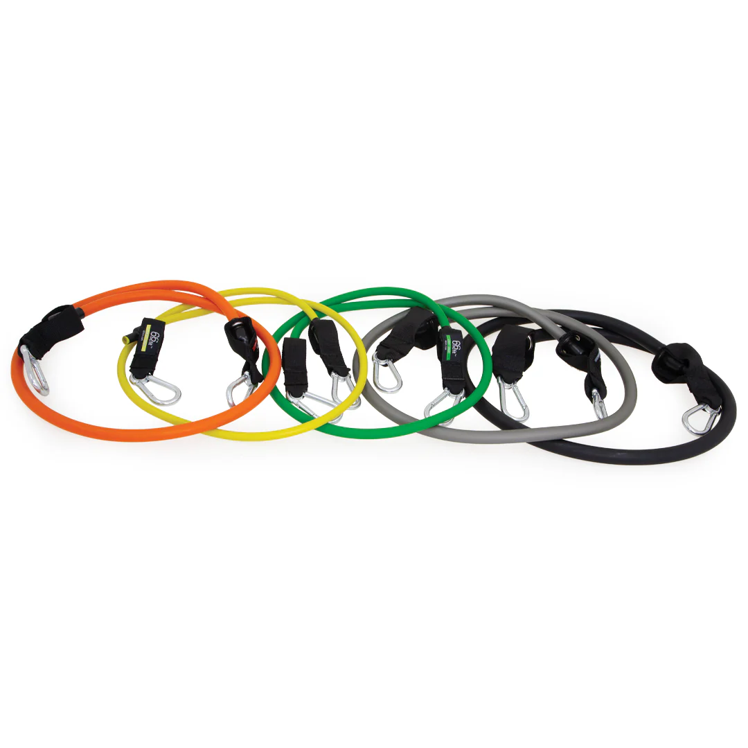 66fit Resistance Tube Set - 5 Levels - Image 7