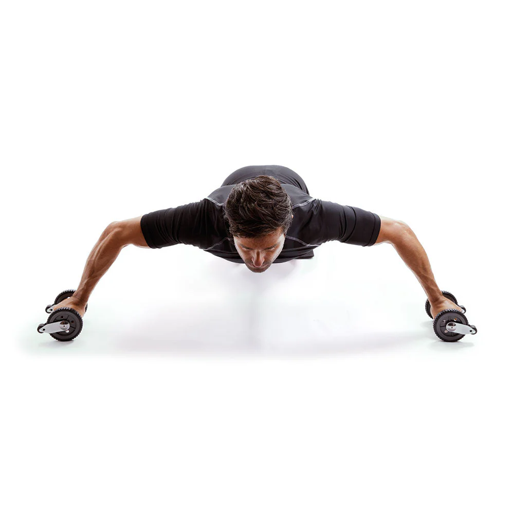 66fit Twin Ab Roller Wheels with Kneel Pad - Image 4