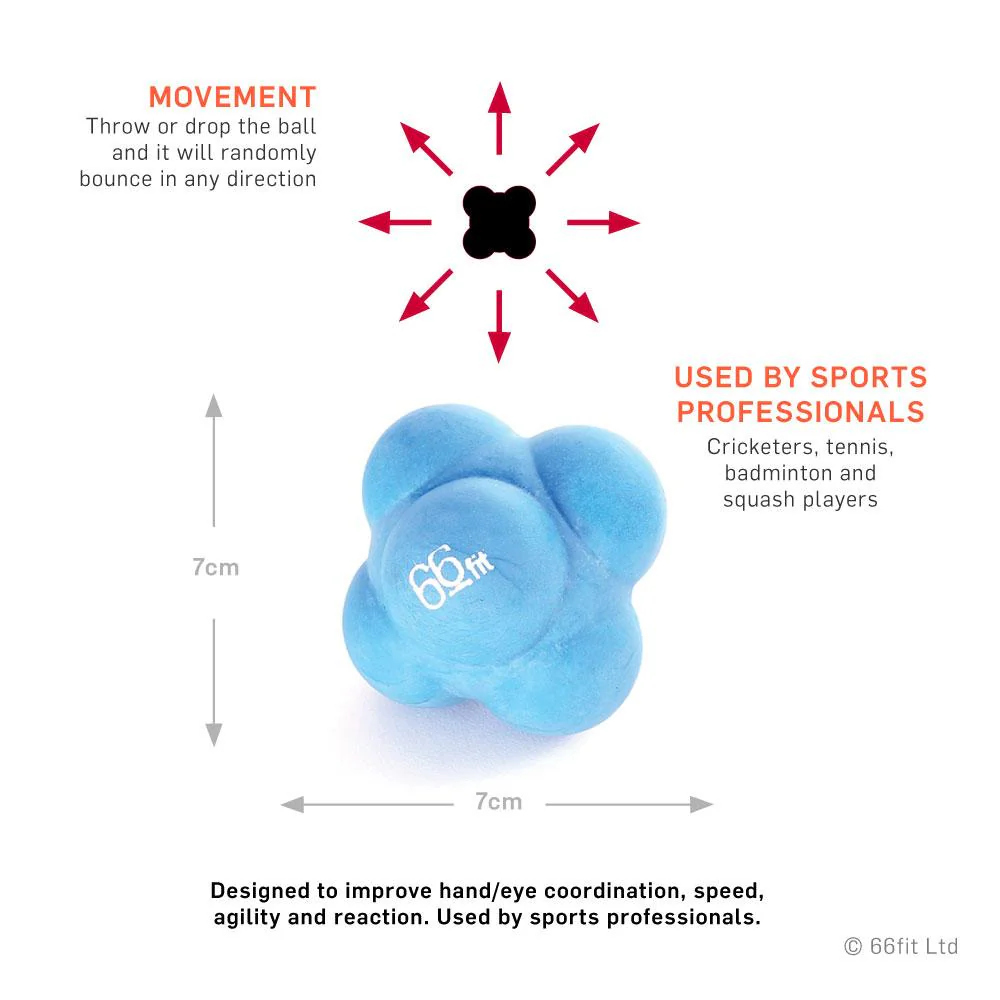 66fit Speed Reaction Reflex Ball Small - 7cm - Image 3