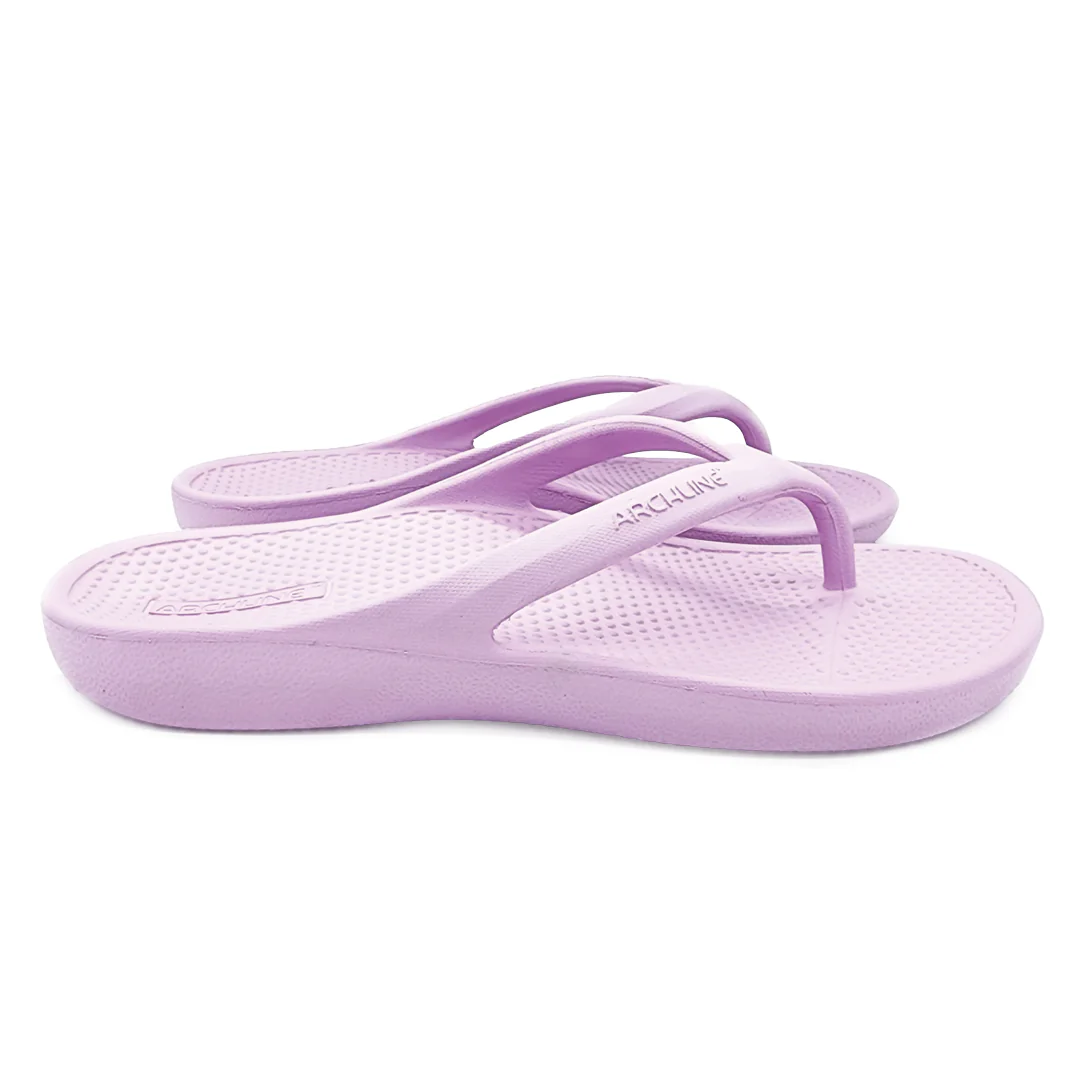 Archline Rebound Orthotic Thongs - Lilac - Image 2