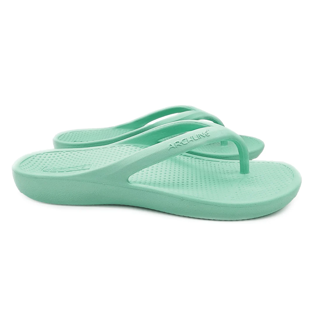 Archline Rebound Orthotic Thongs - Mint Green - Image 2