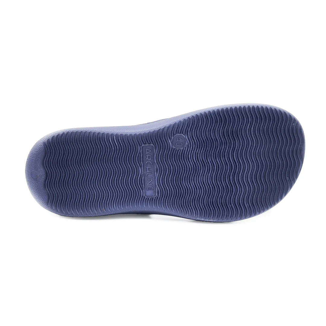 Archline Rebound Orthotic Thongs - Navy - Image 3