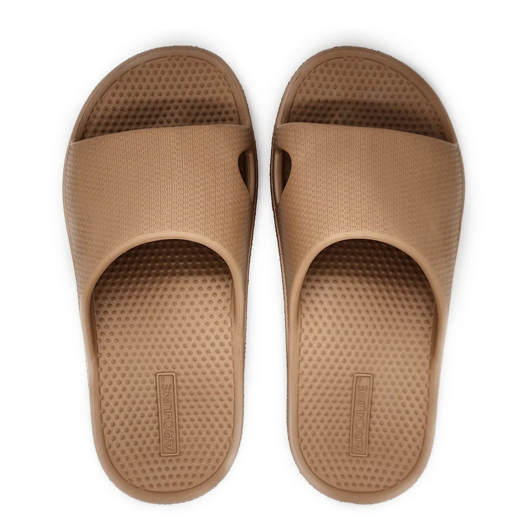 Archline Rebound Orthotic Slides - Putty - Image 4