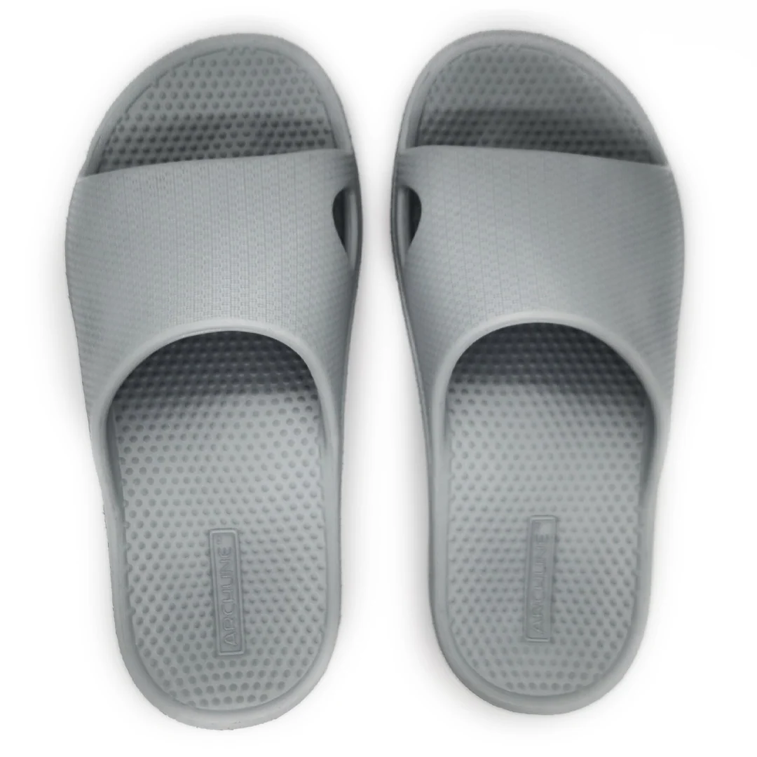 Archline Rebound Orthotic Slides - Stone Grey - Image 4