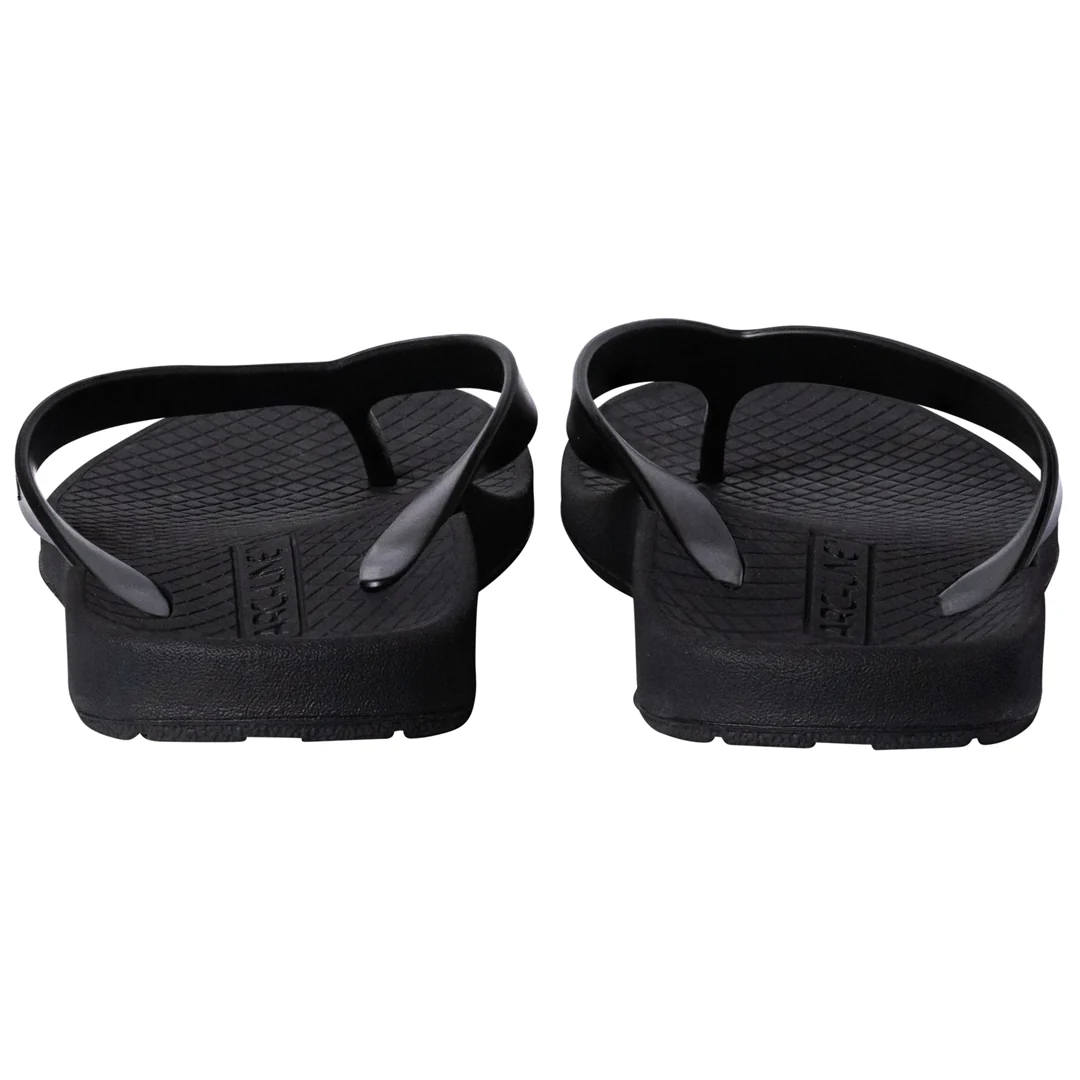 Archline Thongs/Flip Flops Black - Image 4