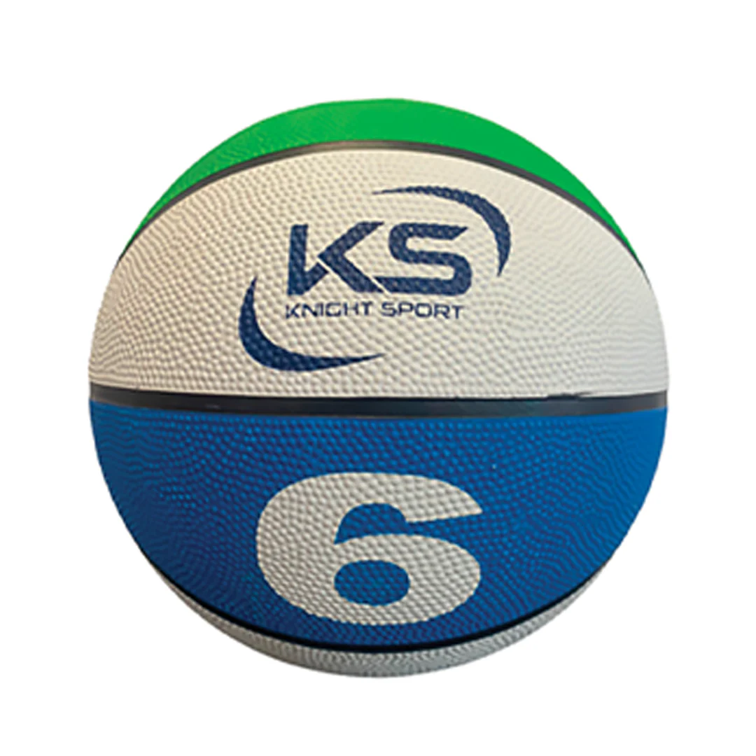 Basketball Rubber Match Green White Blue - Image 3