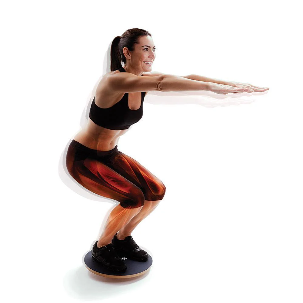 66fit Wooden Balance Board - Pvc Surface - 50cm - Image 3