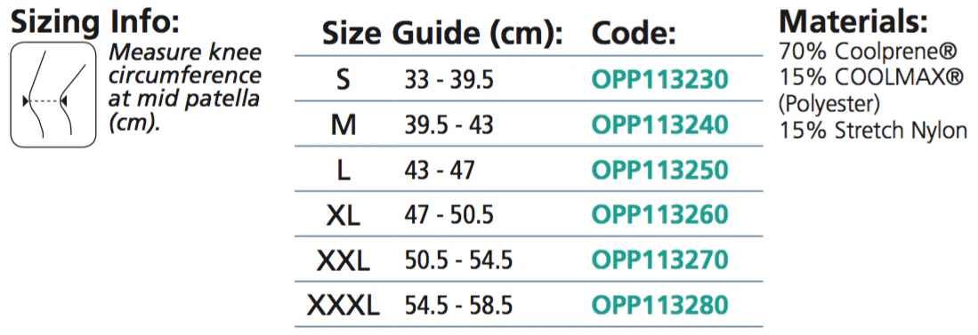 Oppo Contour Knee Support - Image 2