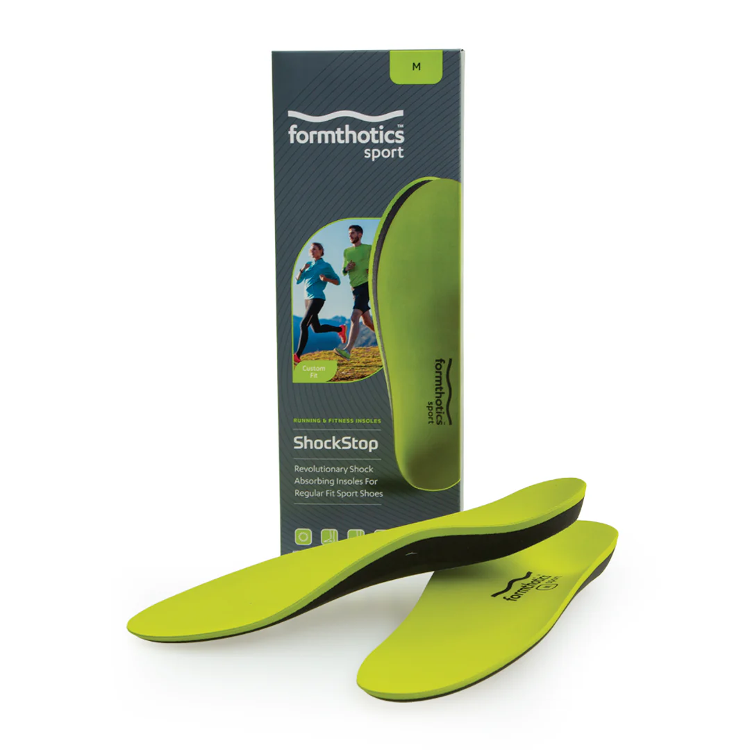 Formthotics Sport Run Shock Stop - Light Green/Grey - Image 2