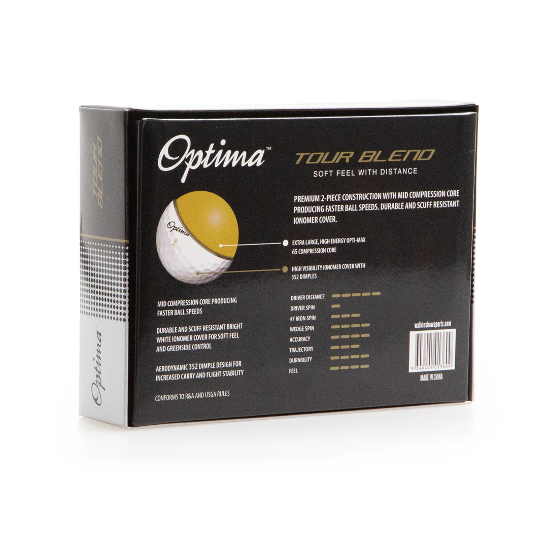 Optima Tour Blend Golf Ball - 12 Pack - Image 8