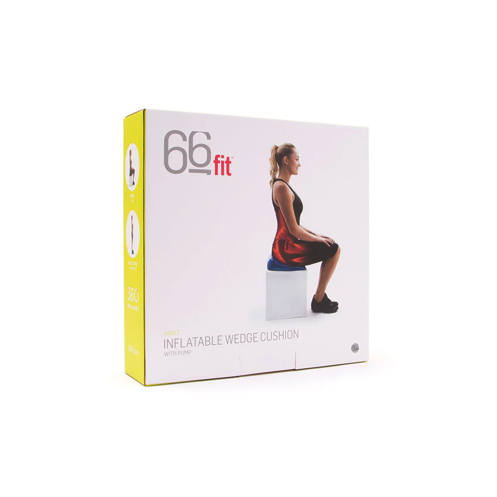66fit Inflatable Posture Wedge Cushion - With Pump - Image 4