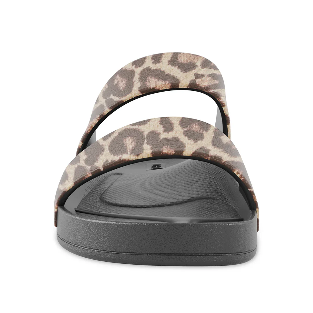 Lightfeet Double Strap Slides - Black Leopard - Image 3
