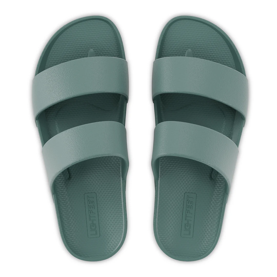 Lightfeet Double Strap Slides - Forest Green - Image 10