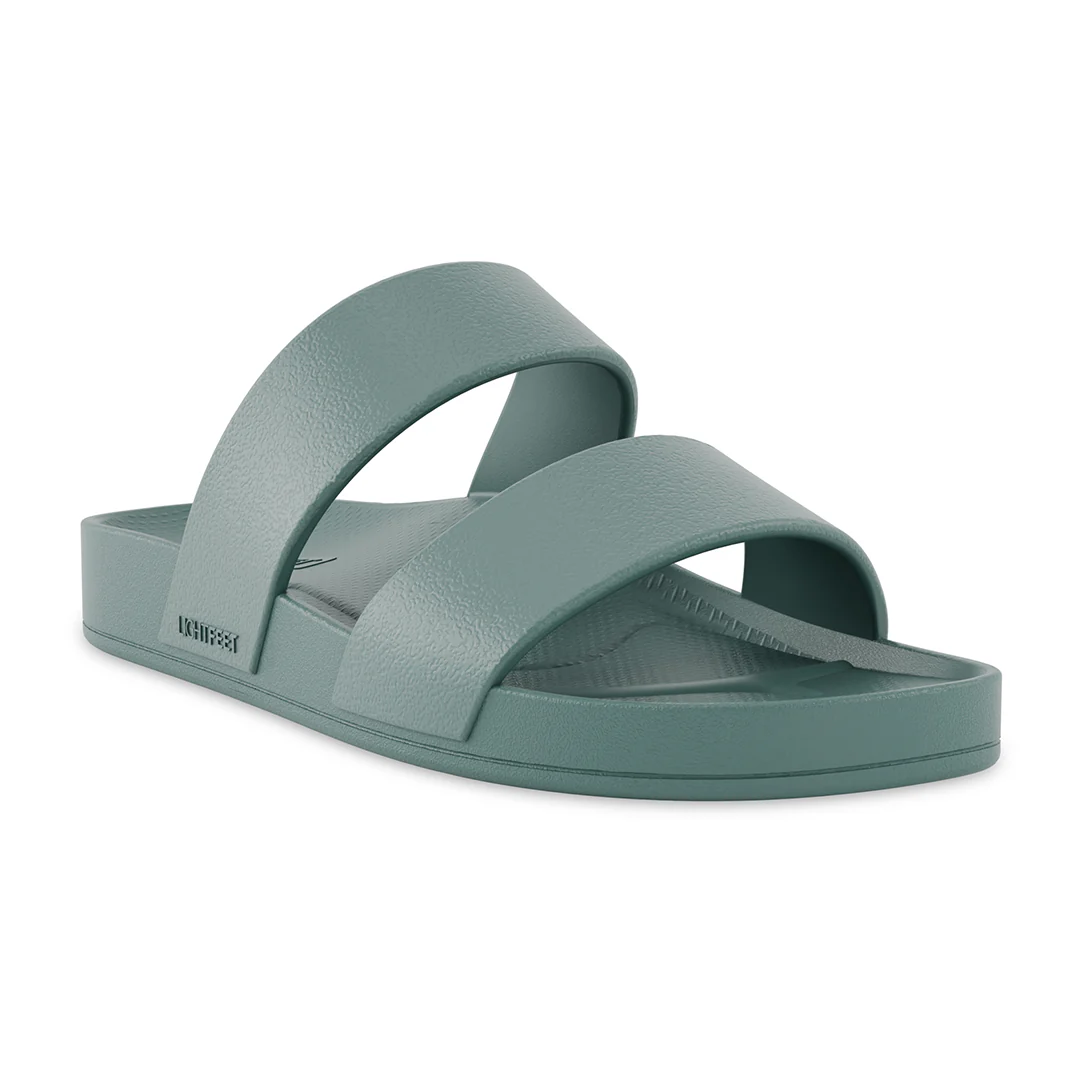 Lightfeet Double Strap Slides - Forest Green - Image 2