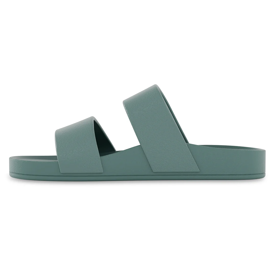 Lightfeet Double Strap Slides - Forest Green - Image 8
