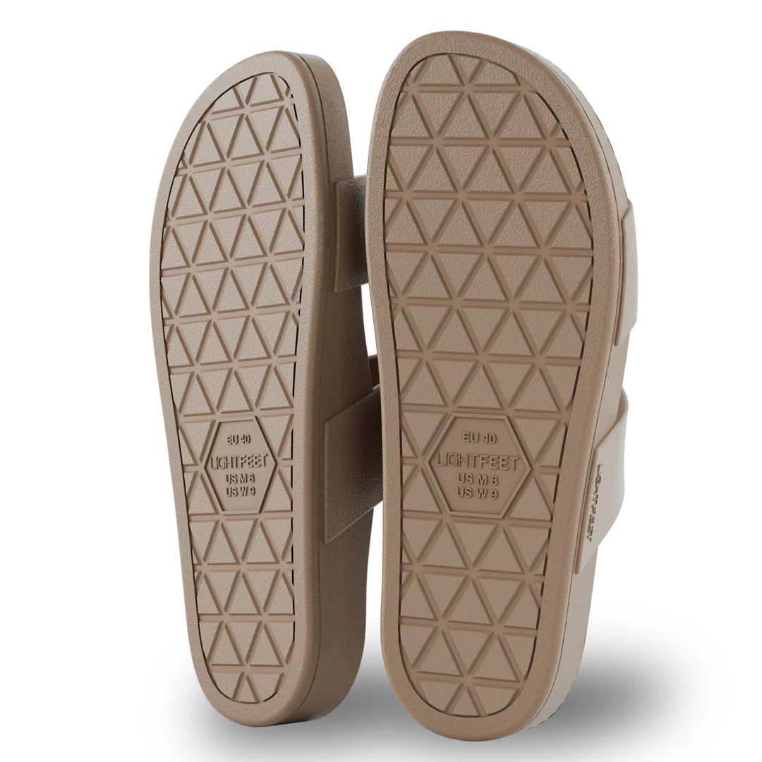 Lightfeet Double Strap Slides - Latte - Image 3