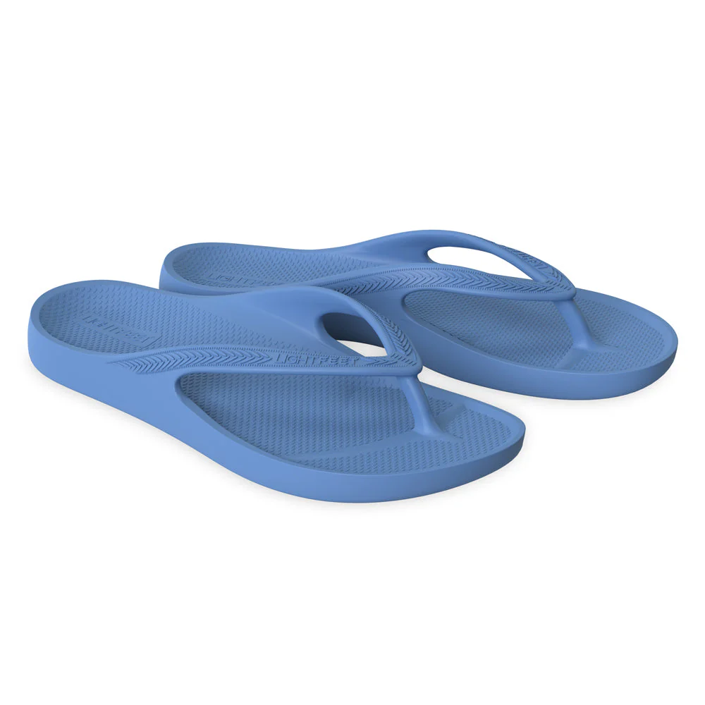 LightFeet Arch Support Flip Flops/Thongs - Denim - Image 7