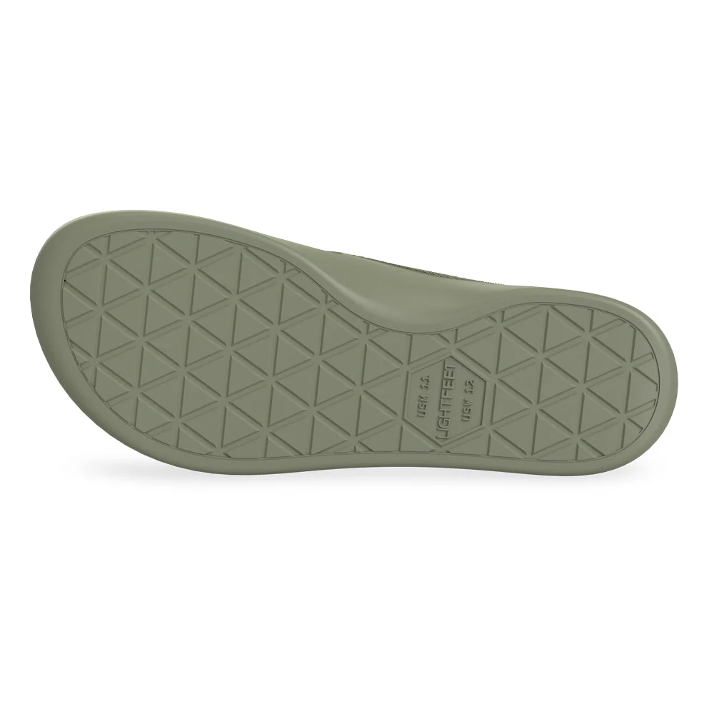 LightFeet Arch Support Flip Flops/Thongs - Khaki - Image 4