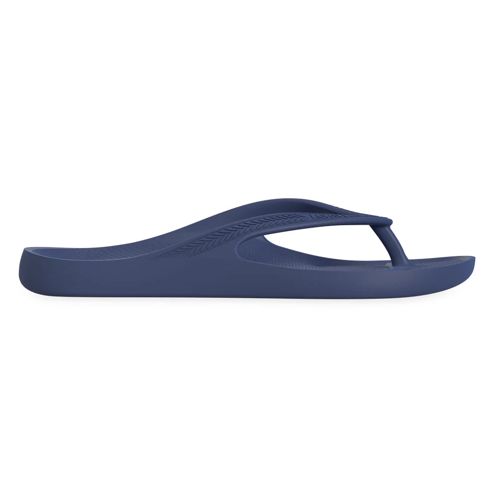 LightFeet Arch Support Flip Flops/Thongs - Navy - Image 3