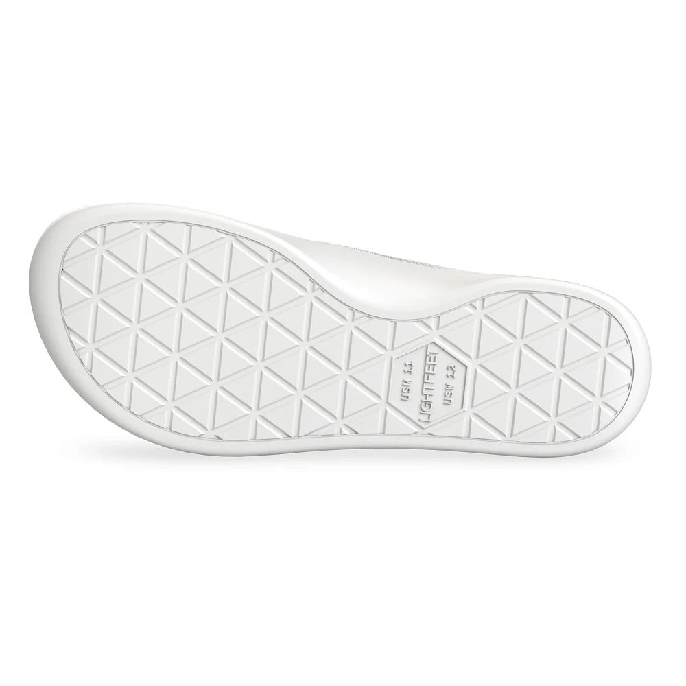 LightFeet Arch Support Flip Flops/Thongs - White - Image 6