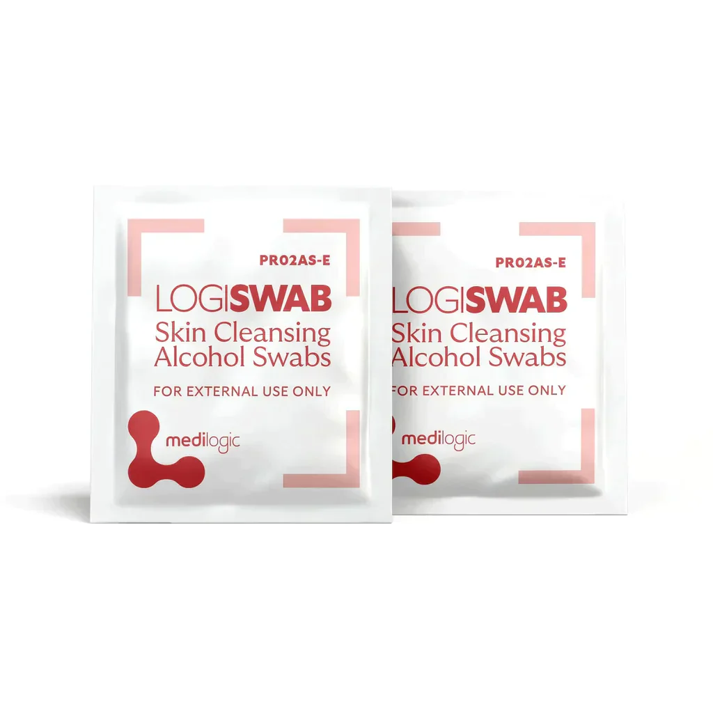 LOGISWAB Skin Cleaning Alcohol Swabs – Box 200 - Image 3