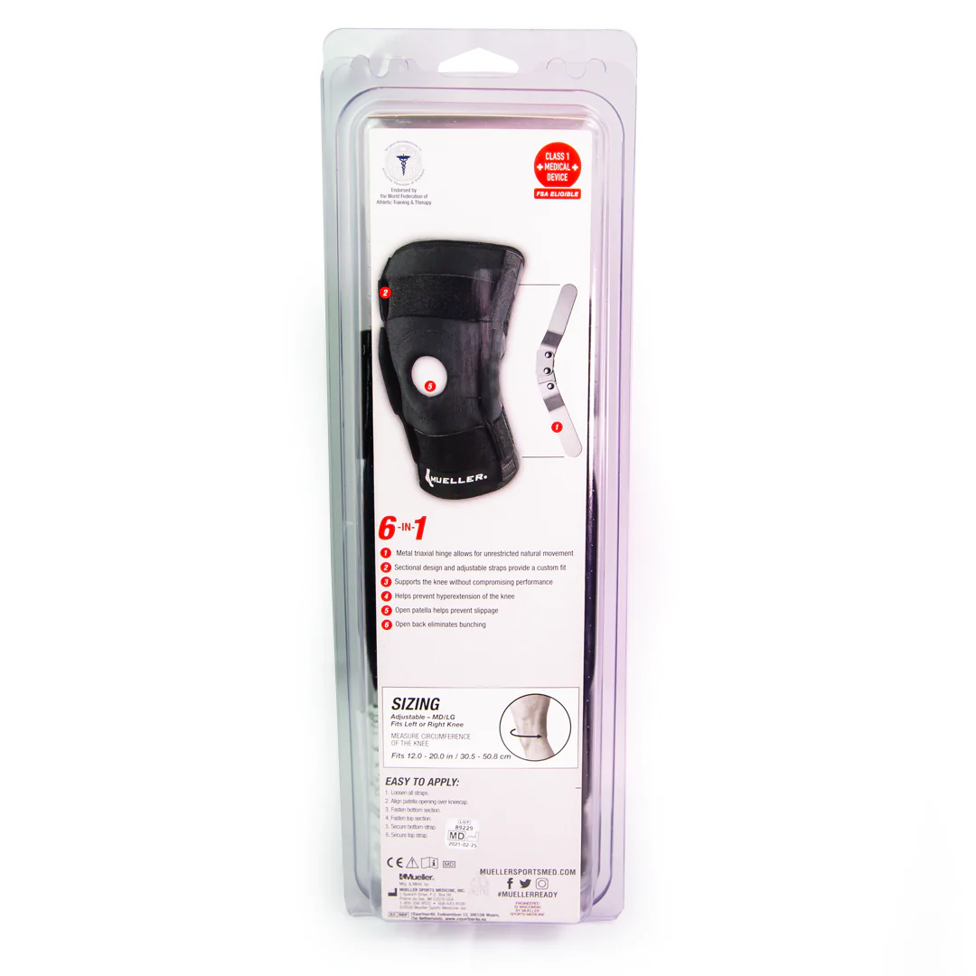 Mueller Hinged Wraparound Knee Brace - Image 6
