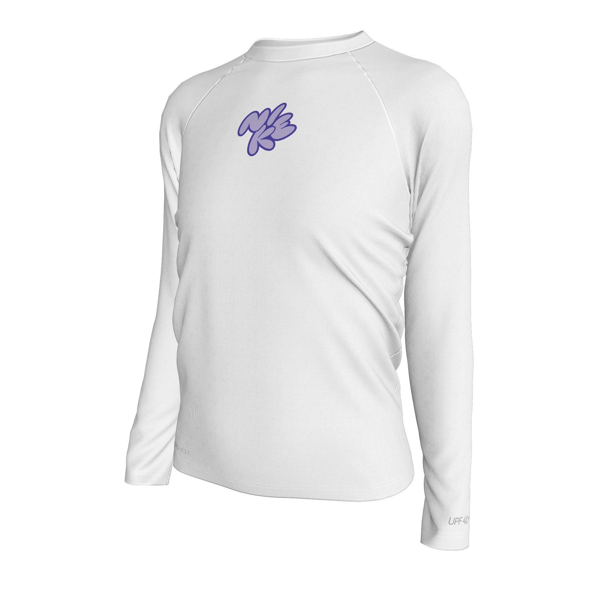Nike Bubble Script Big Kids' Dri-FIT Long-Sleeve Hydroguard - Image 4