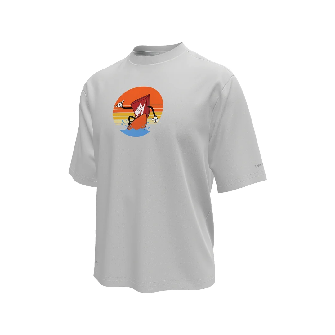 Nike Swim Boys Sunset Surf Short Sleeve Hydroguard Top - Image 3