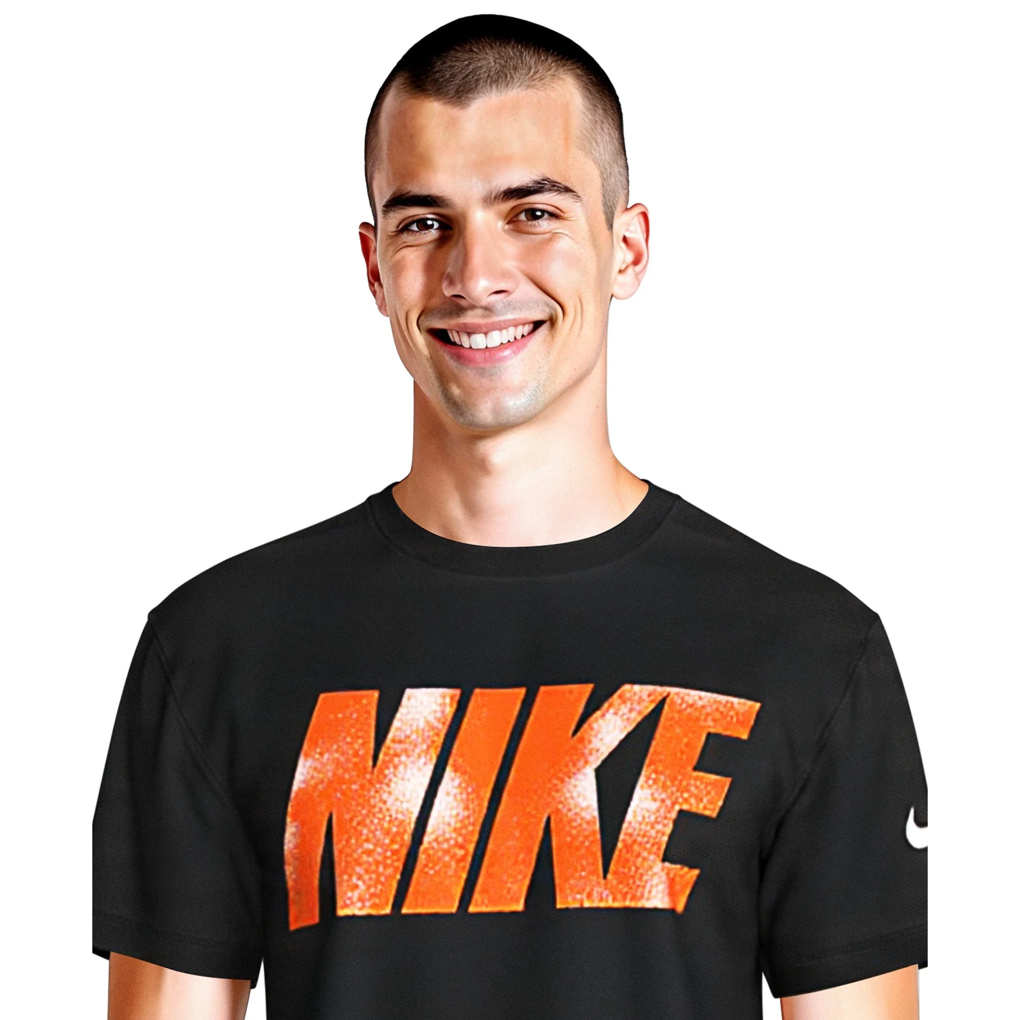 Nike Swim Men's Brand Blast Short Sleeve Hydroguard Top - Image 6