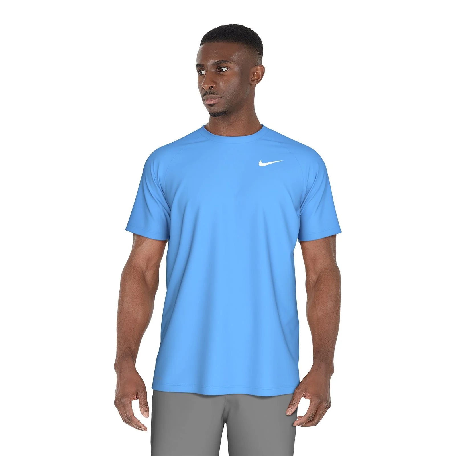 Nike Swim Men's Essential Short Sleeve Hydroguard Top - Image 22