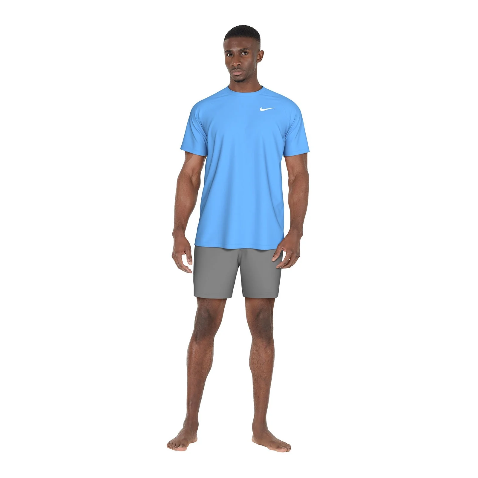 Nike Swim Men's Essential Short Sleeve Hydroguard Top - Image 25