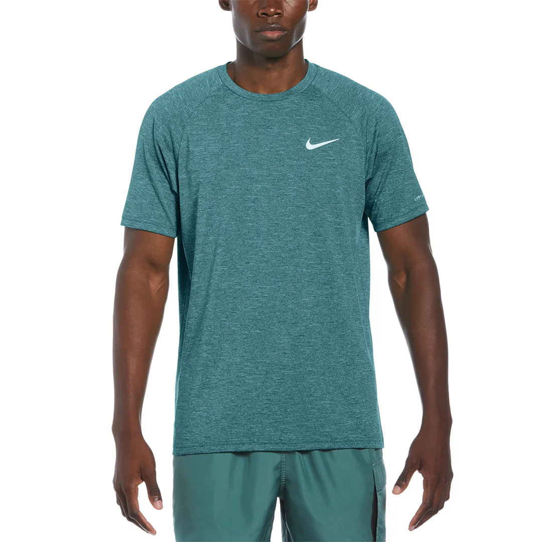 Nike Swim Men's Heather Short Sleeve Hydroguard Top - Image 28