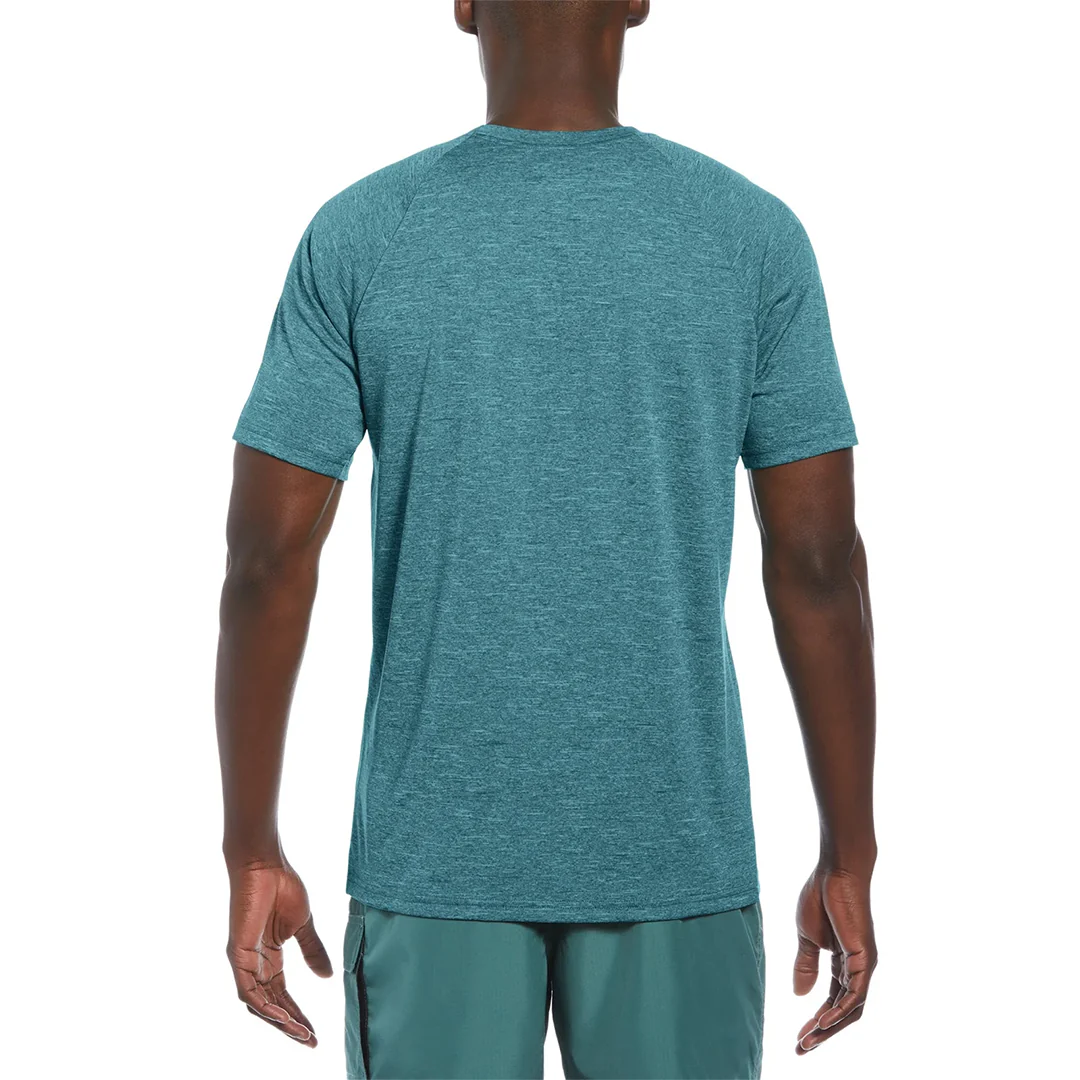 Nike Swim Men's Heather Short Sleeve Hydroguard Top - Image 29