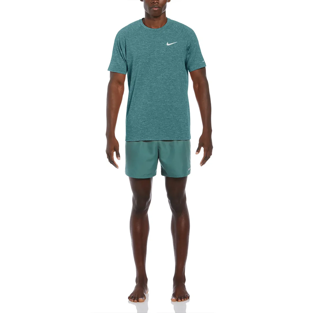 Nike Swim Men's Heather Short Sleeve Hydroguard Top - Image 30