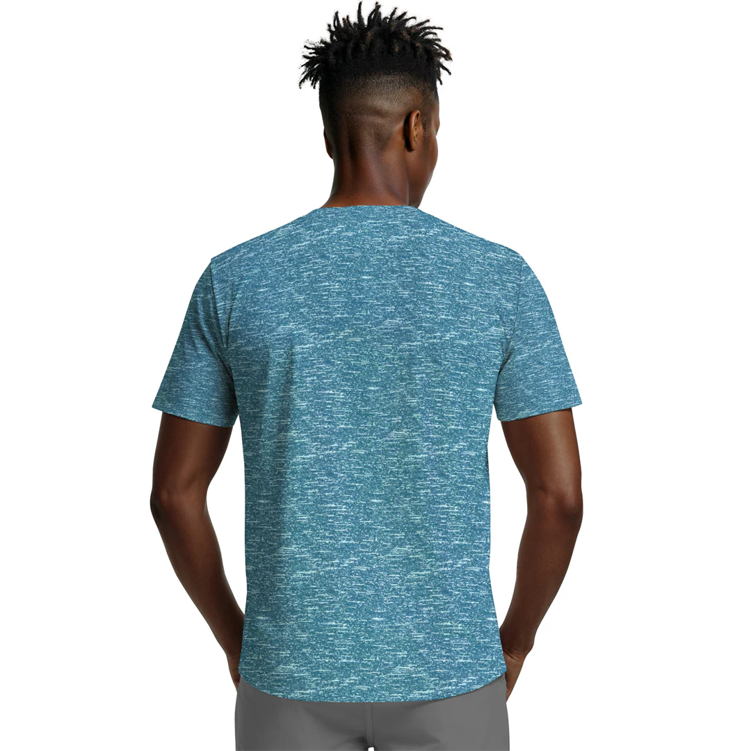 Nike Swim Men's Heather Short Sleeve Hydroguard Top - Image 37