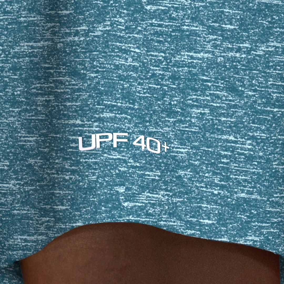 Nike Swim Men's Heather Short Sleeve Hydroguard Top - Image 41