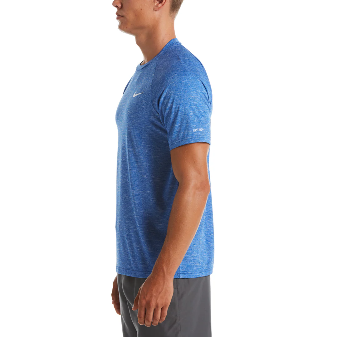 Nike Swim Men's Heather Short Sleeve Hydroguard Top - Image 44