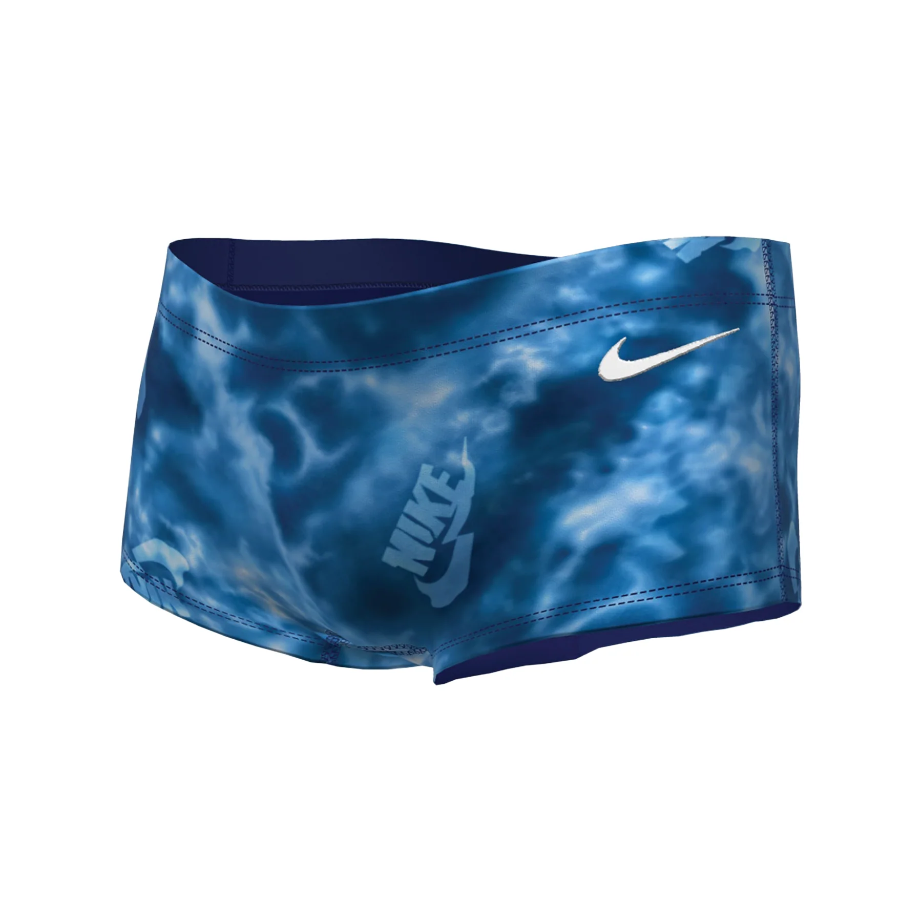 Nike Swim Men's Hydrastrong Multi Print Blue Square Leg Brief - Image 6