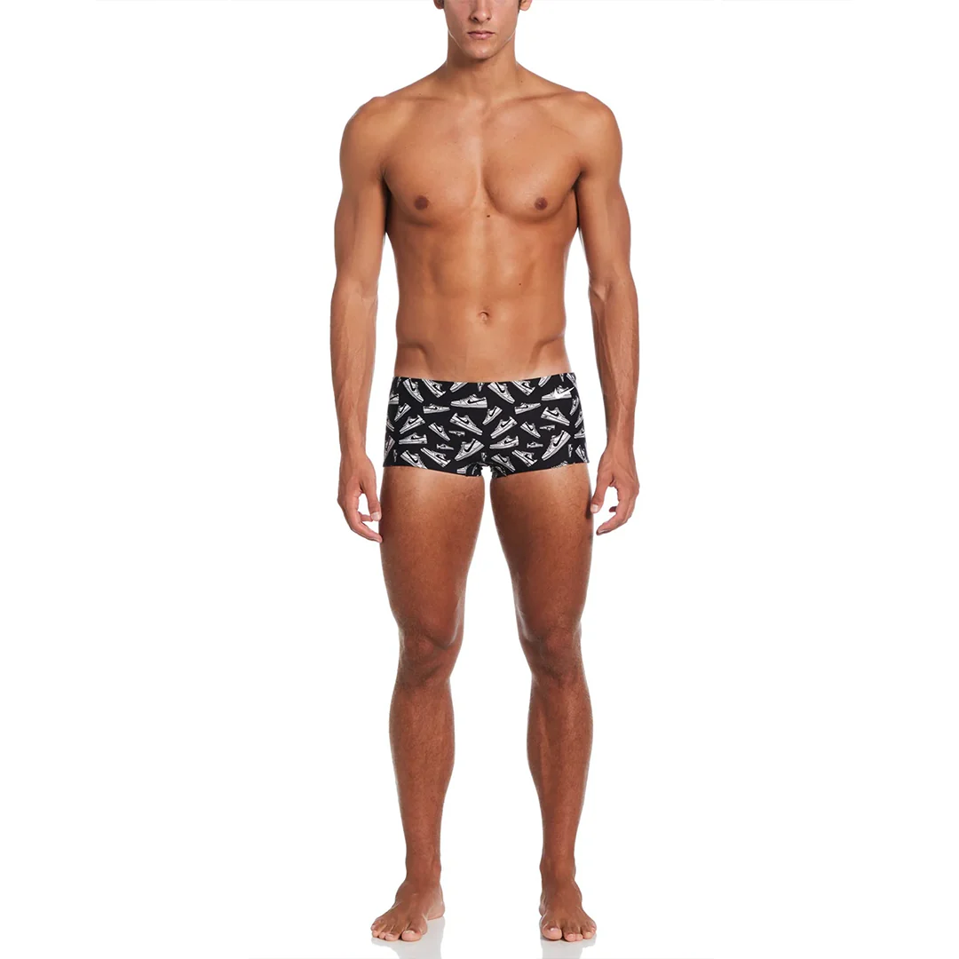 Nike Swim Men's Hydrastrong Multi Print Sneaker Square Leg Brief - Image 3