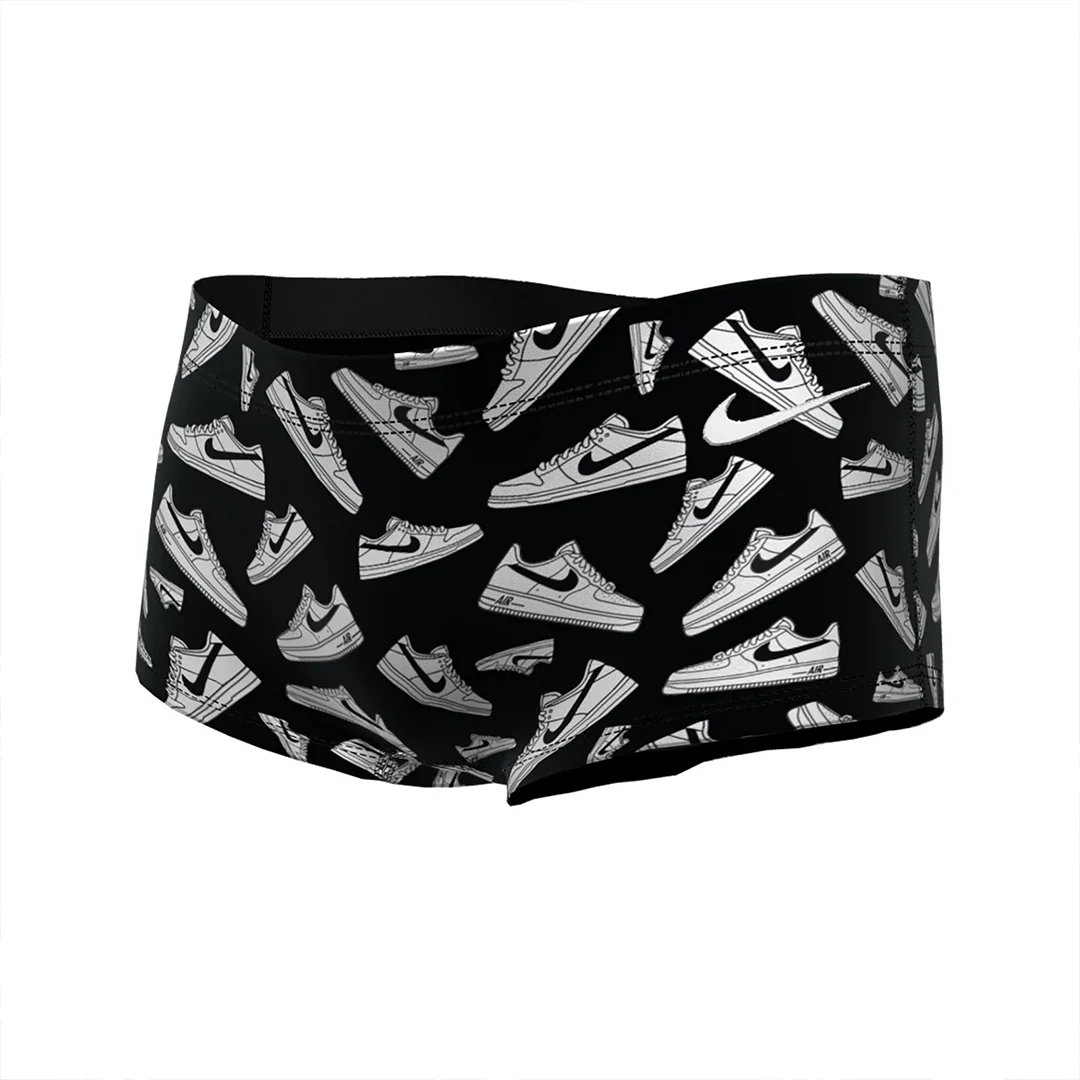 Nike Swim Men's Hydrastrong Multi Print Sneaker Square Leg Brief - Image 4