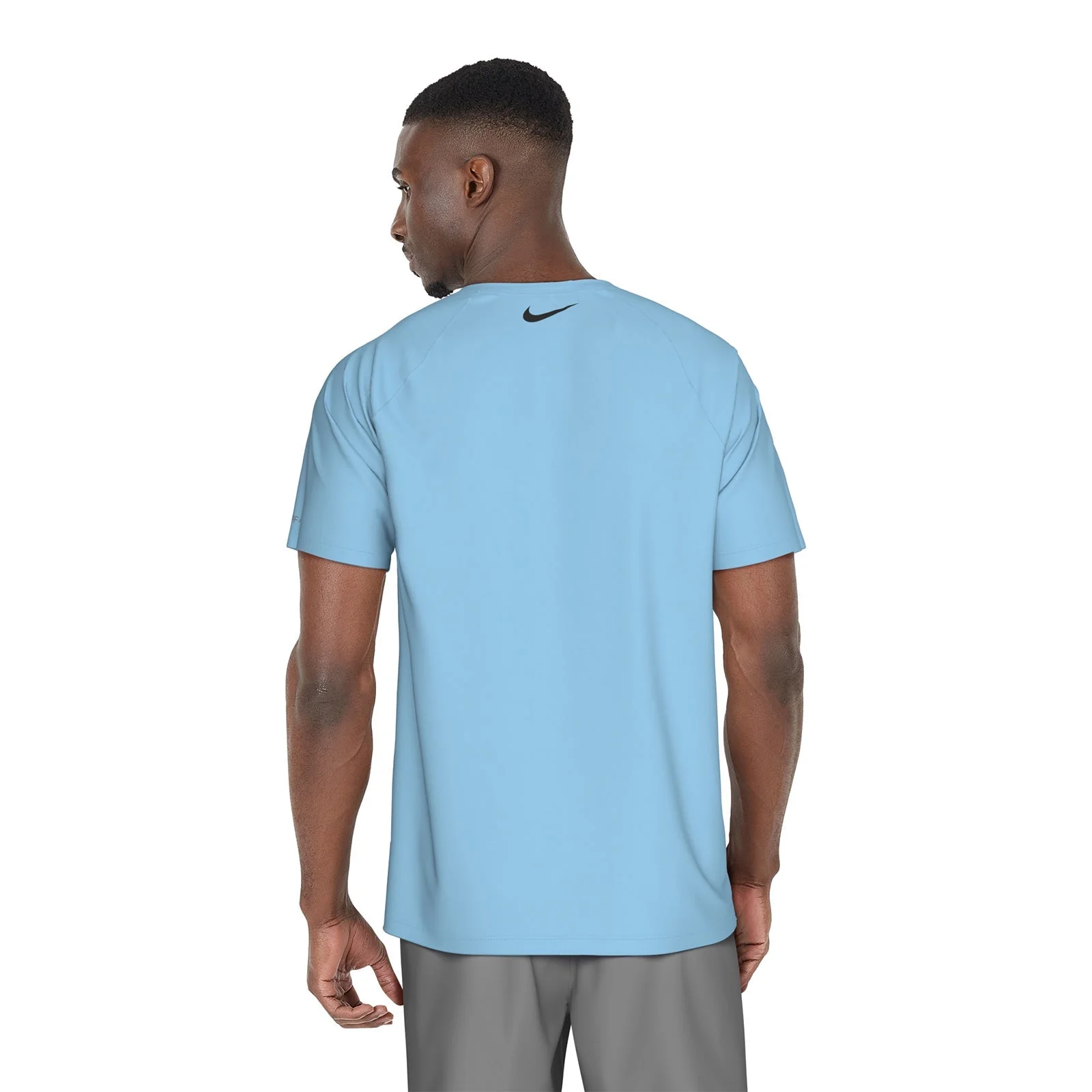 Nike Swim Men's Sunset Logo Short Sleeve Hydroguard Top - Image 10