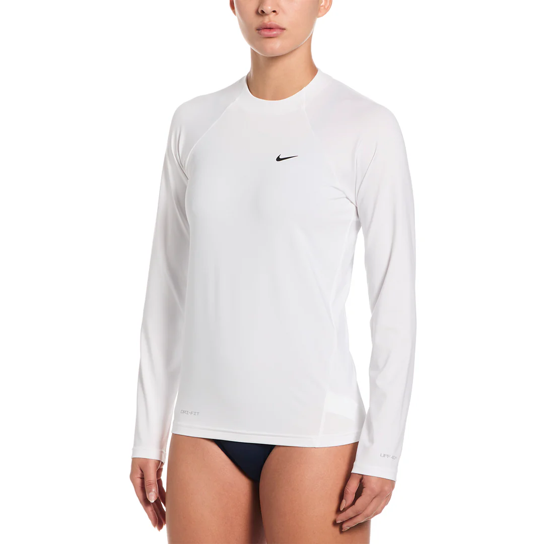 Nike Swim Women's Essential Long Sleeve Hydroguard Top - Image 13