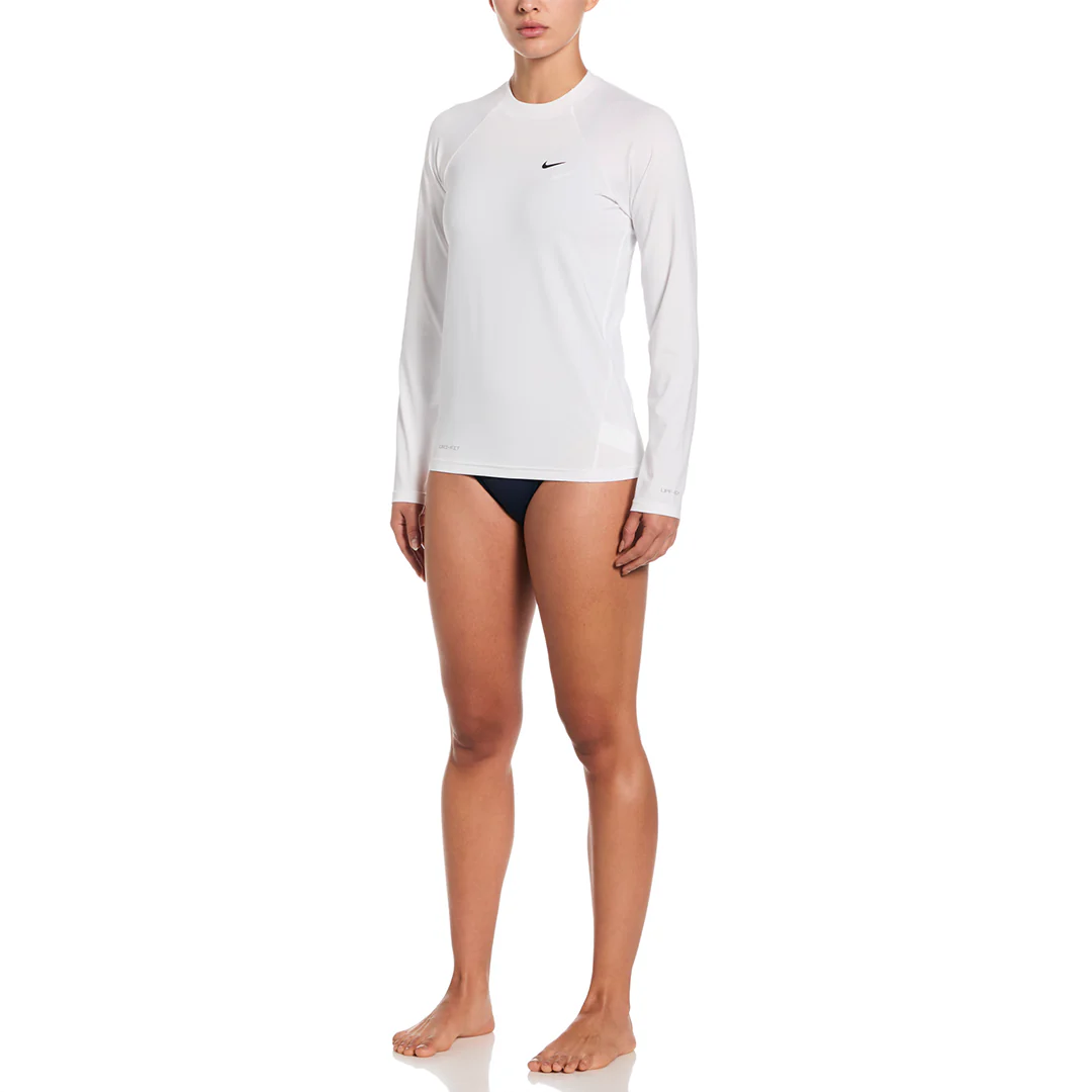 Nike Swim Women's Essential Long Sleeve Hydroguard Top - Image 15