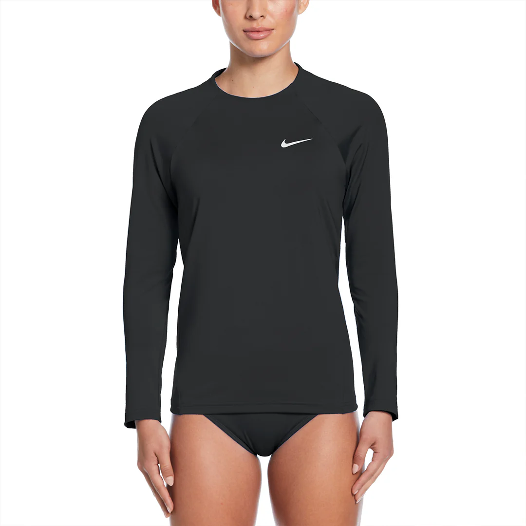 Nike Swim Women's Essential Long Sleeve Hydroguard Top - Image 6